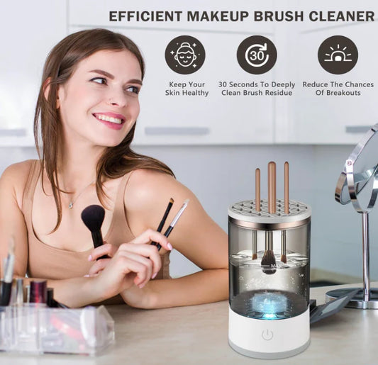 Gounica's Revolutionary Electric Makeup Brush Cleaner with Advanced Cleaning Technology